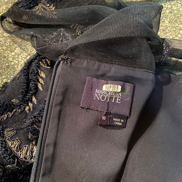 Marchesa Notte embroidered tulle dress - Picture 4 of 4